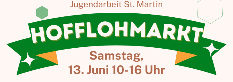 Flyer zum Hofflohmarkt