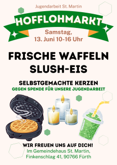 Flyer zum Hofflohmarkt