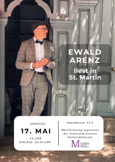 Ewald Arenz liest in St. Martin