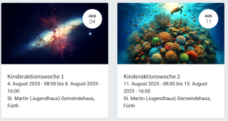 Kinderarktionswochen