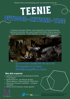 Flyer zu den Teenie-Outdoor-Aktionstagen