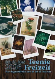 Flyer zur Teeniefreizeit 2026