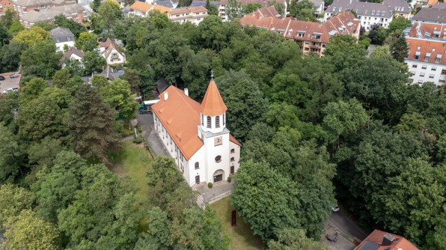Kirche St. Martin aus der Luft